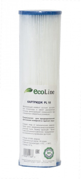 Картридж для очистки холодной и горячей воды Ecoline PL10SL Лепестковый фото 1