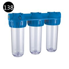 Фильтр магистральный тройной Ecoline SL10 для холодной воды (1/2,3/4,1") фото 1